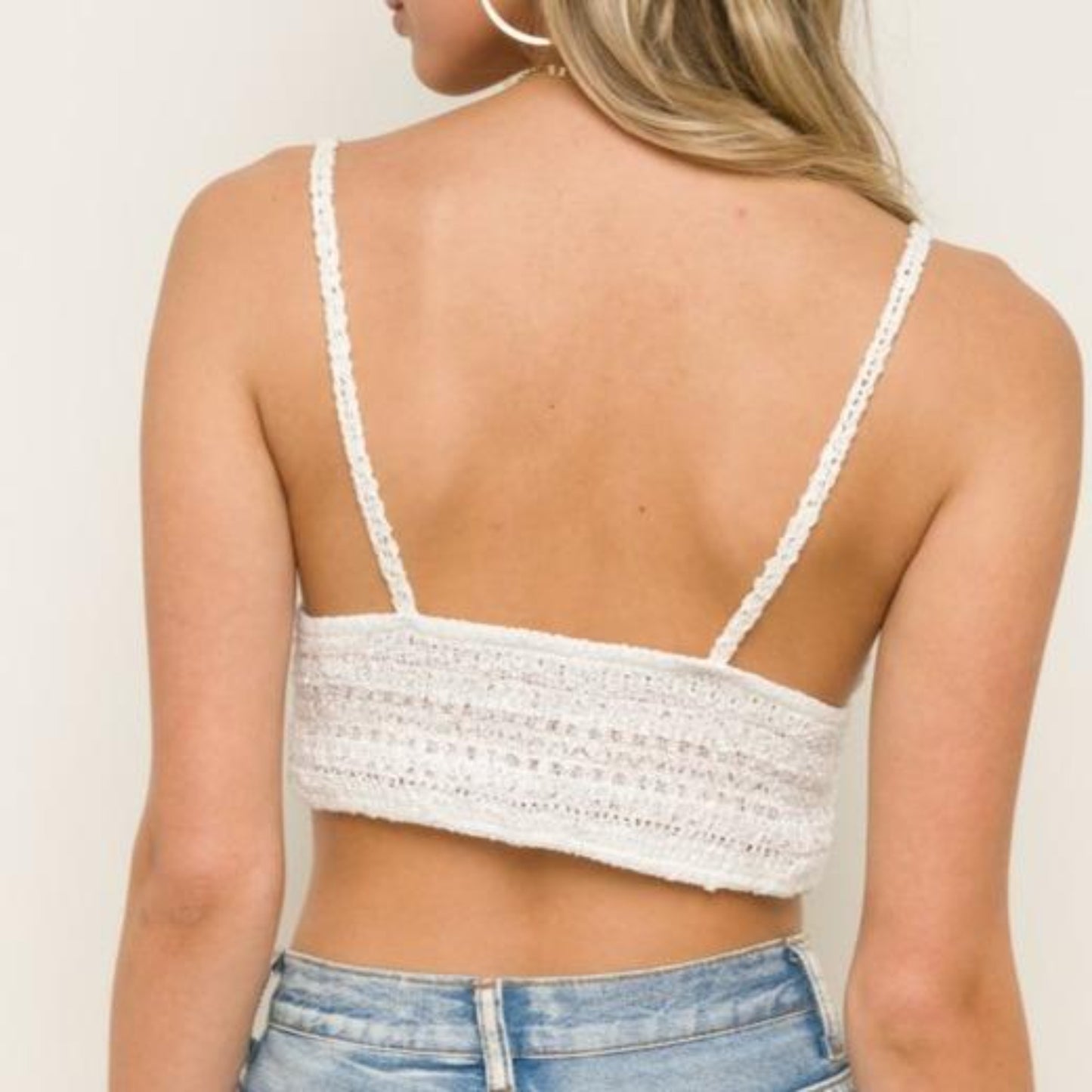 Amy Crochet Top (White)