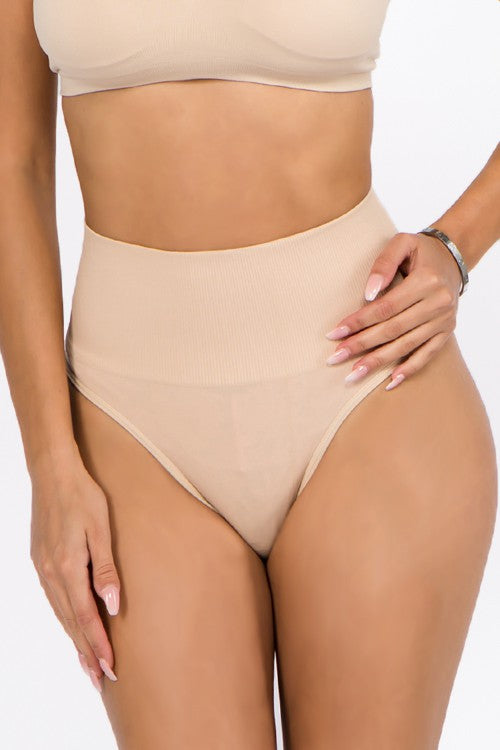 Tummy Control Thong (Nude)